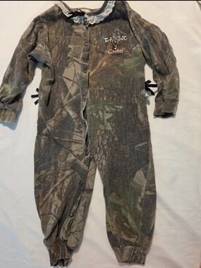 ​Vintage Jordan Lee Originals 18-24M Camo Buck Cute Romper Made in USA